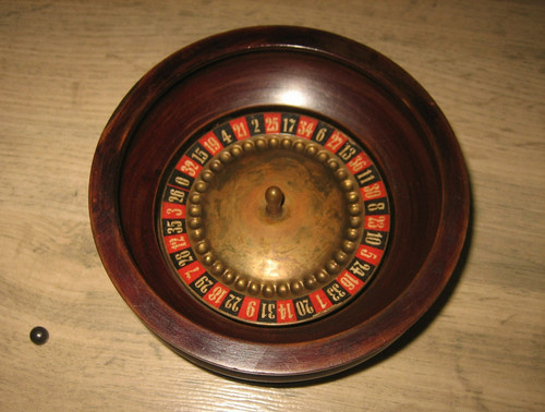 Ancienne roulette pour jeu - pour,
